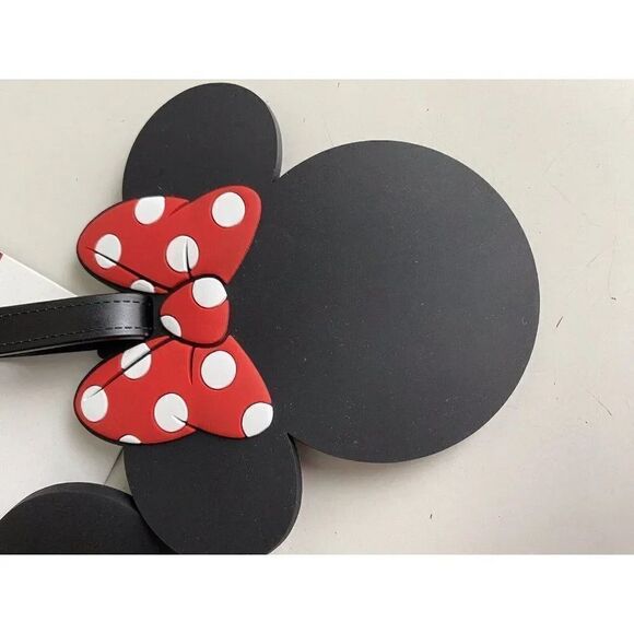 Set Of 2 DISNEY MICKEY & MINNIE MOUSE LUGGAGE BAG TAGS Big NEW - Picture 2 of 8